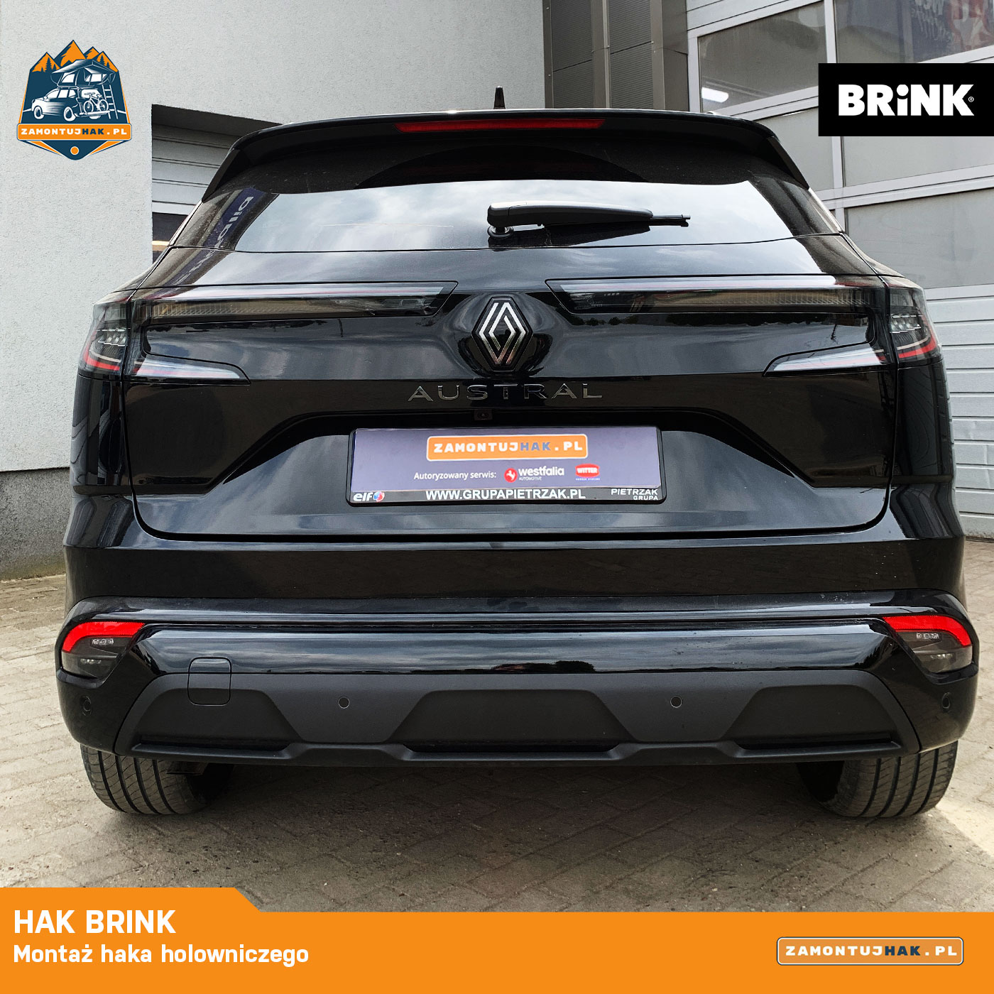 montaż haka brink Renault Austral